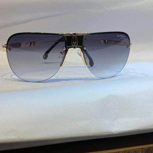 RAC Gold Frame Black Shade Unisex Branded Sunglasses 0145 6417-145