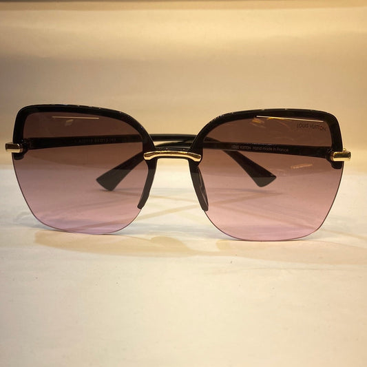 UOL Black Frame Purple Shade Unisex Sunglasses A30110 63 13 143