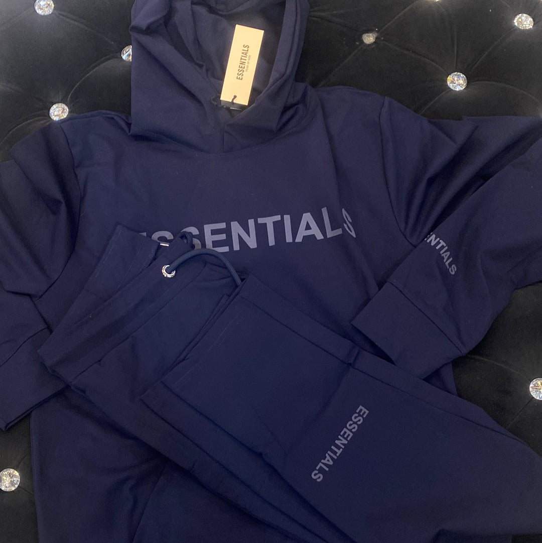 ESS SSE Navy Blue Colour With Ess Logo Heavy Quality Tracksuit 9407