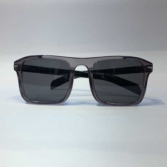 BD Transparent Purple Frame Black Shade Sunglass UM1881-851 22-143