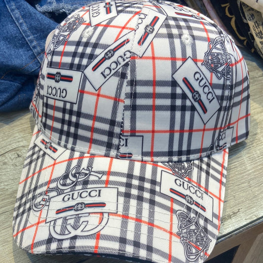 Cug Black Red White Cap Cug Print 300167