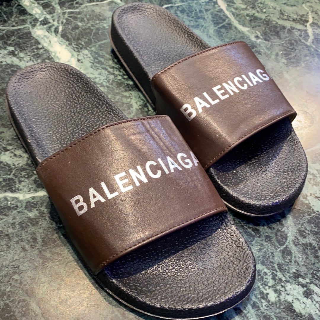 Black Brown Slipper (15151)