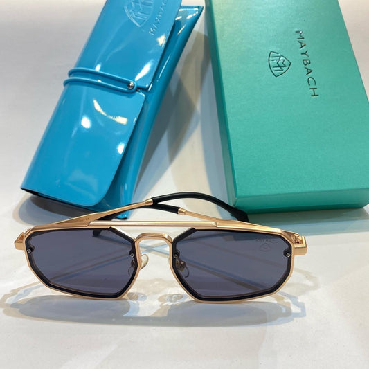 YAM Copper Frame Black Shade Unisex Branded Sunglasses 2185 58 18-148