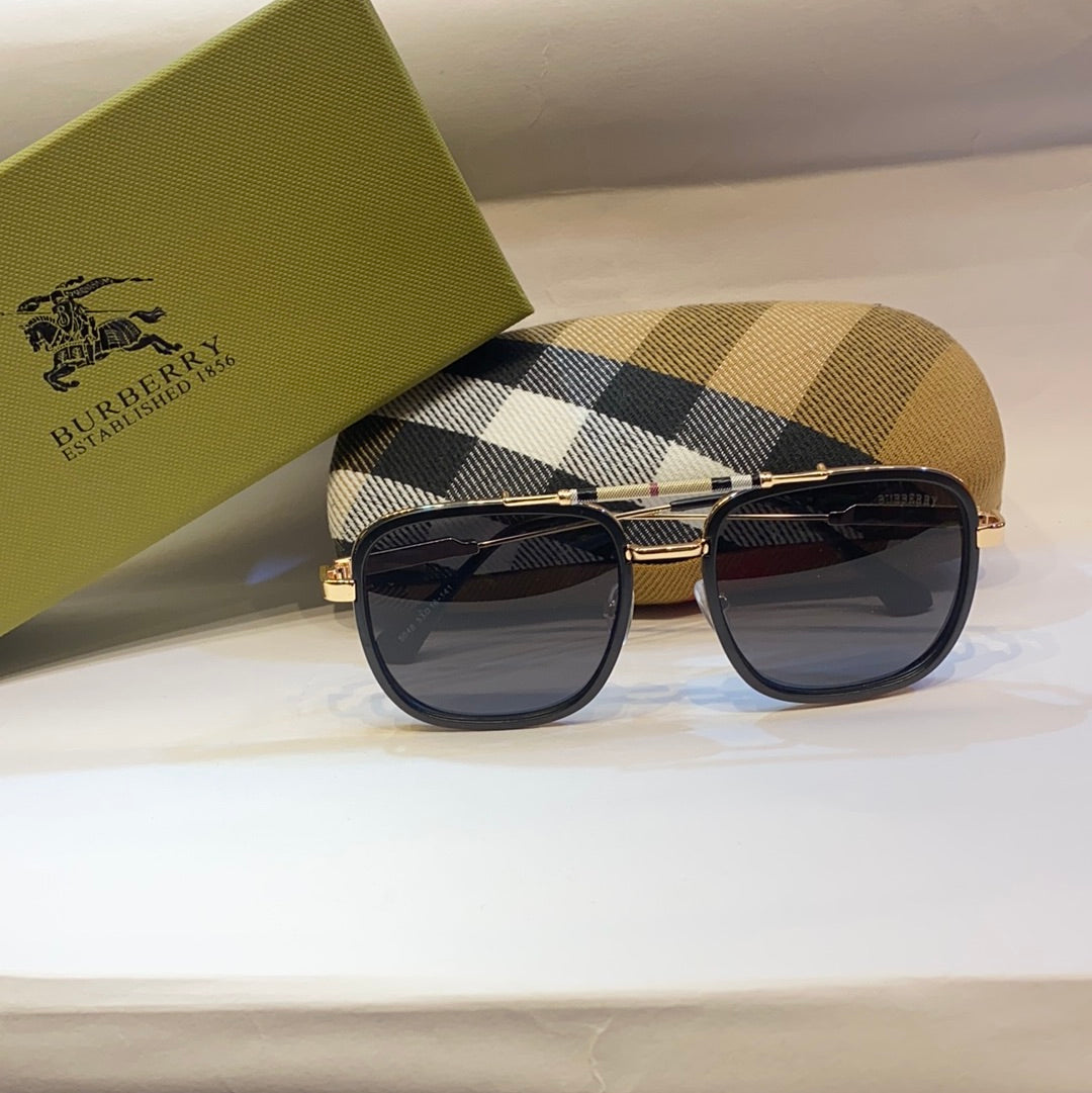 RUB Gold Frame Black Shade Unisex Branded Sunglasses 5048 5318-141