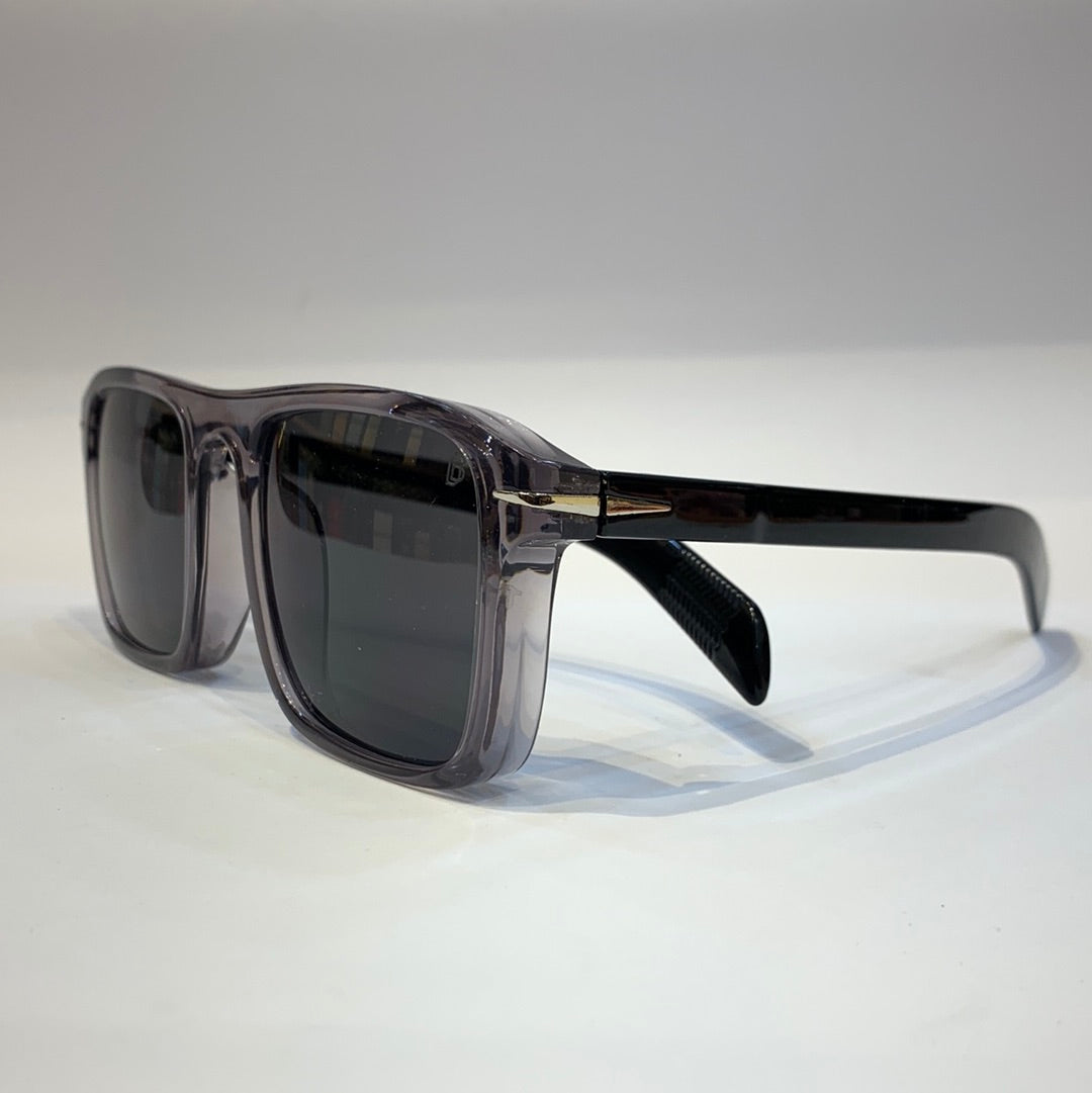 BD Transparent Purple Frame Black Shade Sunglass UM1881-851 22-143