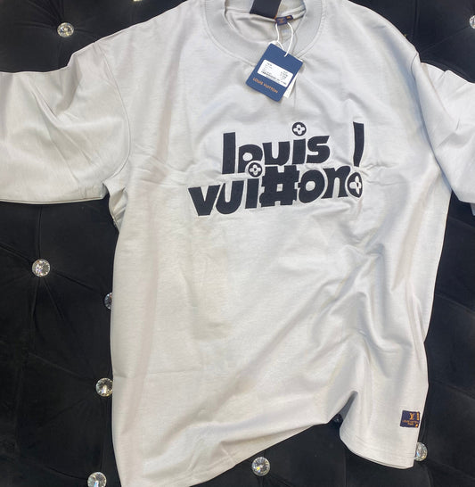 UOL VL Blue Colour With Vl Embroidery Logo Down Drop Shoulder TShirt 510464