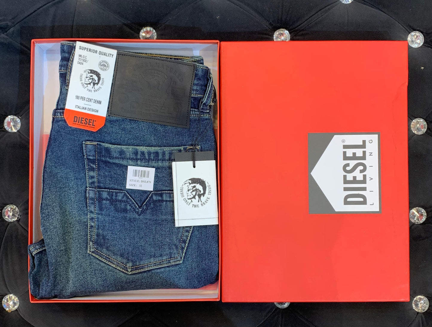 Eid Die is Plane Blue Grey Mens Hight Quality Men’s Straight Fit Jeans 32063