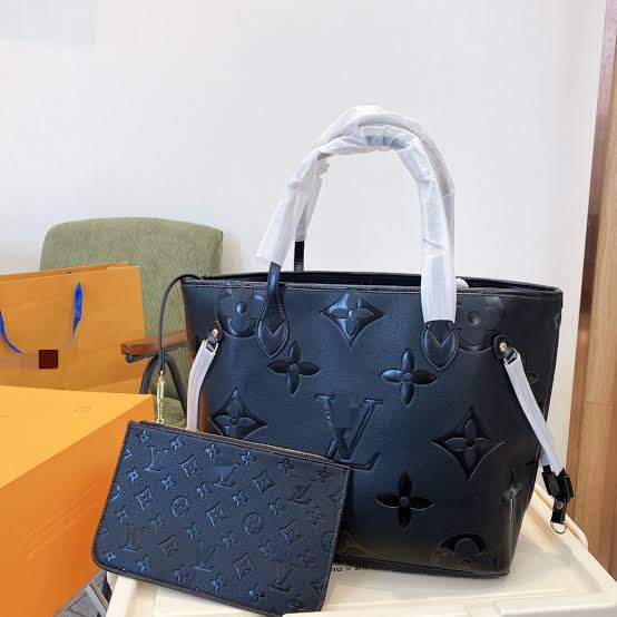UOL VL Multi Colour Black Flower Premium Quality Ladies Tote Bag Ladies Bag 40156