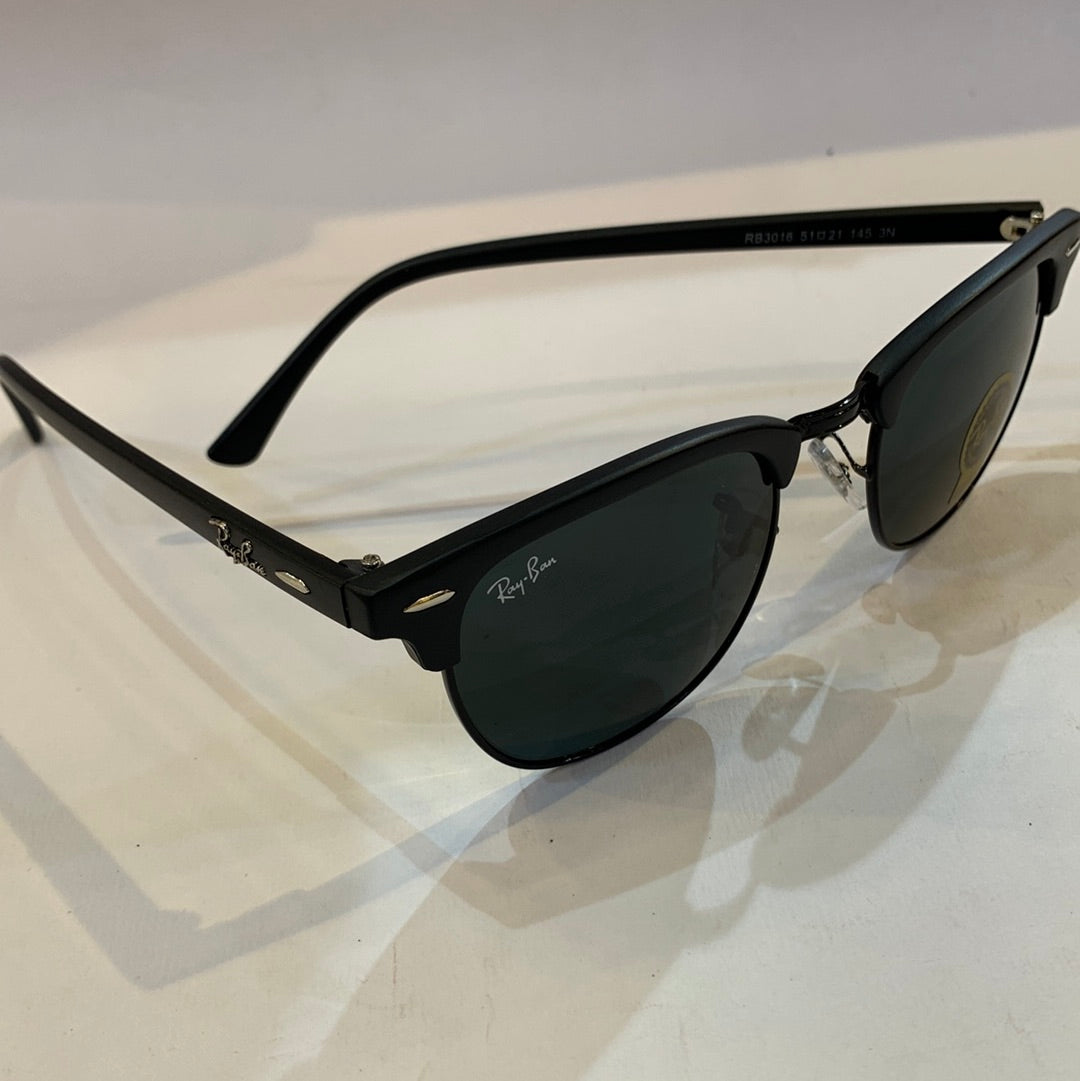 YAR RB Matte Black Frame Black Shade Unisex Sunglass RB3016 51 21 145