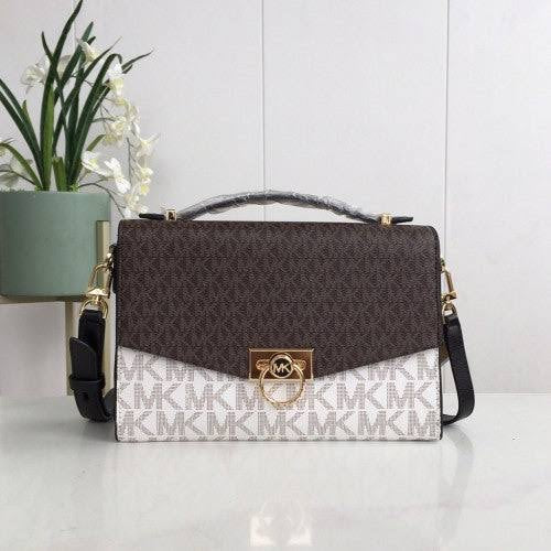 KM BROWN Beige Colour Premium Quality Ladies Side Sling Bag Ladies Bag 21009