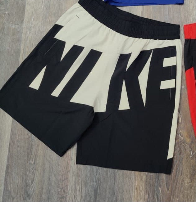 Kin Black Green Colour With Kin Big Logo NS Fabric Shorts 491834