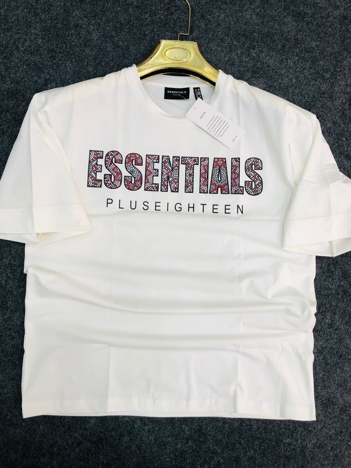 WHITE ESSENTIALS DROP SOLDIER TShirt