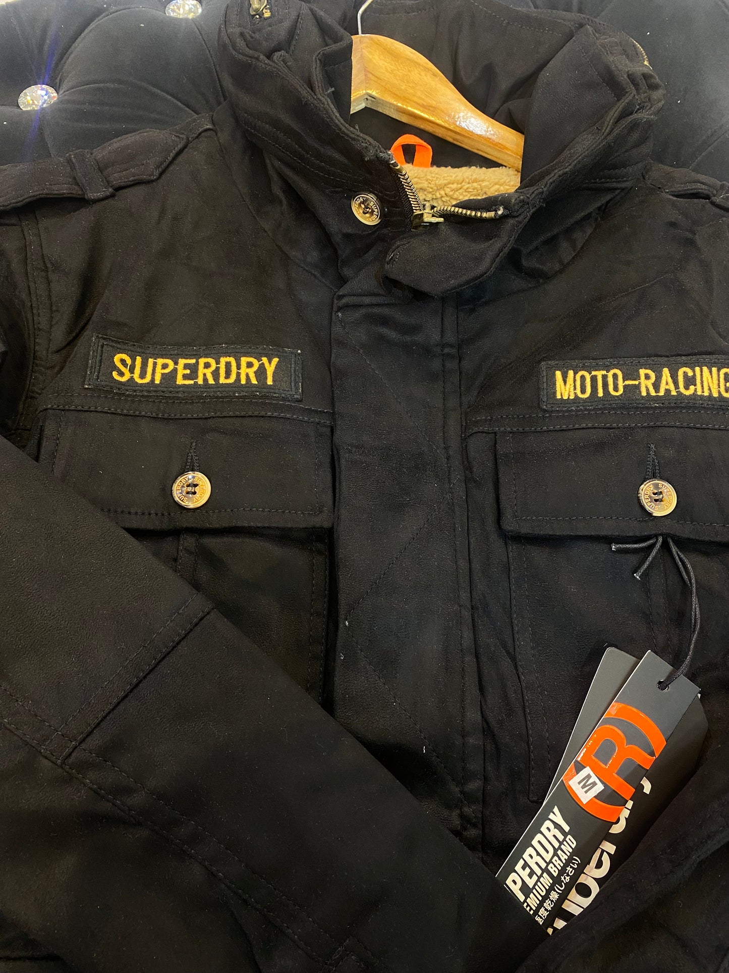 PUS Black Colour Heavy Quality Rescue Department Jacket 921306
