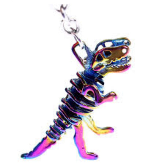 Sliver Dinosaur  Pendant Necklace Chain 50289