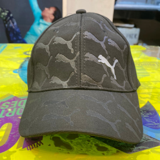 Black Colour Mup With Tiger Design Sports Cap 913004