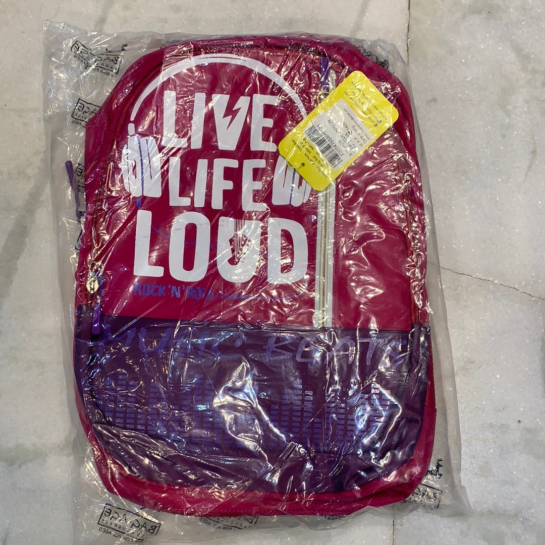 BAG-AGE Live Life Good Original Design Backpack