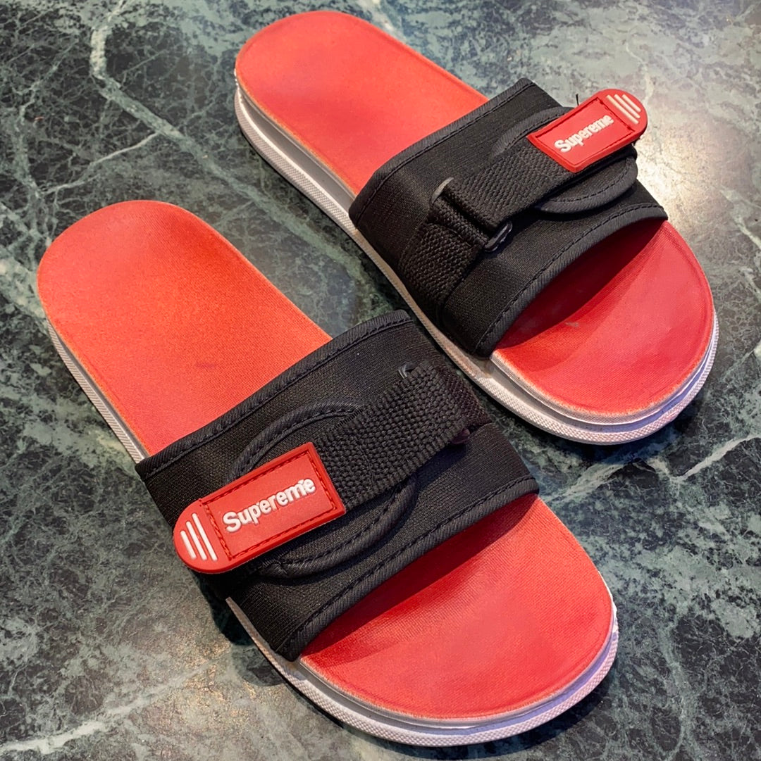 Red Black slipper (15124)