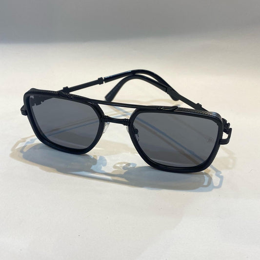 LAB Black Frame Black Shade Unisex Branded Sunglasses H5592 C1 57 15-140