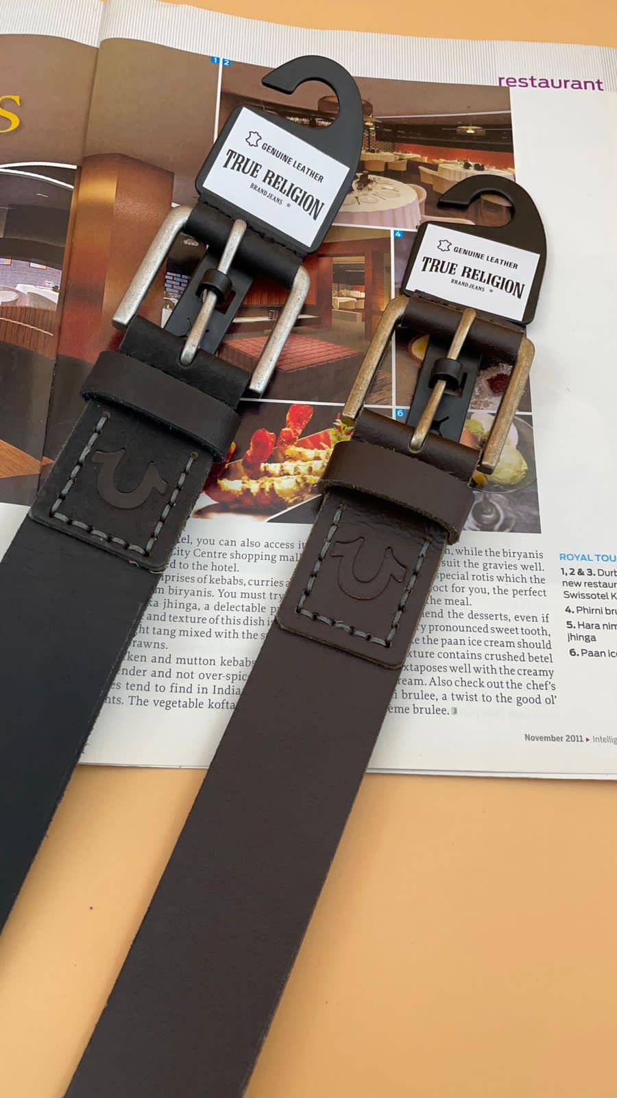 Black TR300790 Genuine Leather Belt 92812