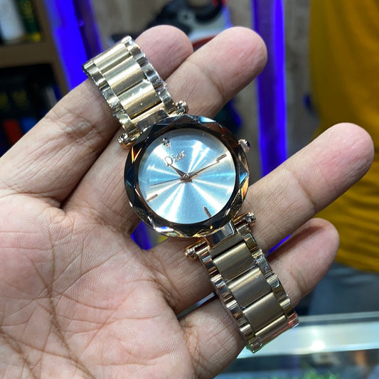 Oid Copper Chain White Dial Ladies Watch