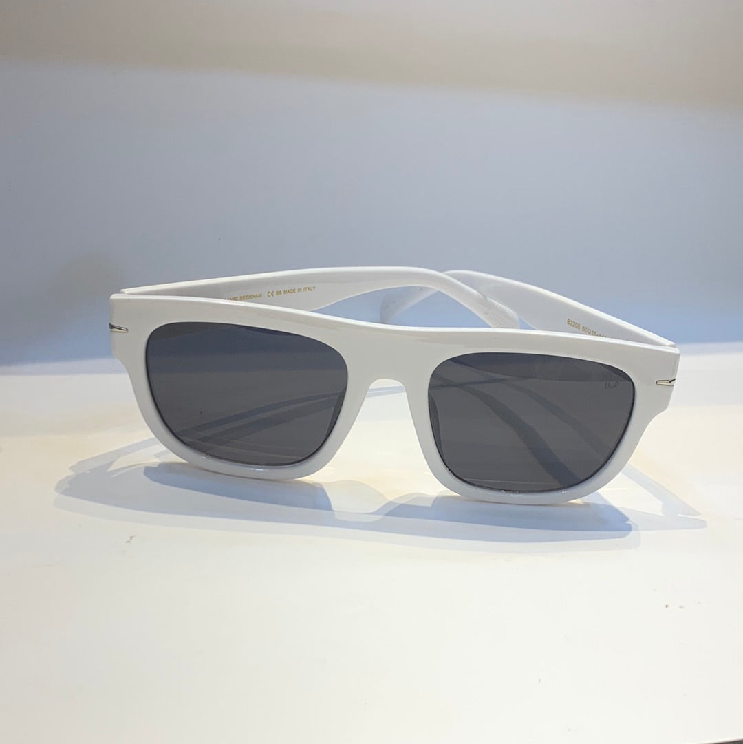 DB White Frame Black Shade Unisex Sunglass B2206 60 15-145