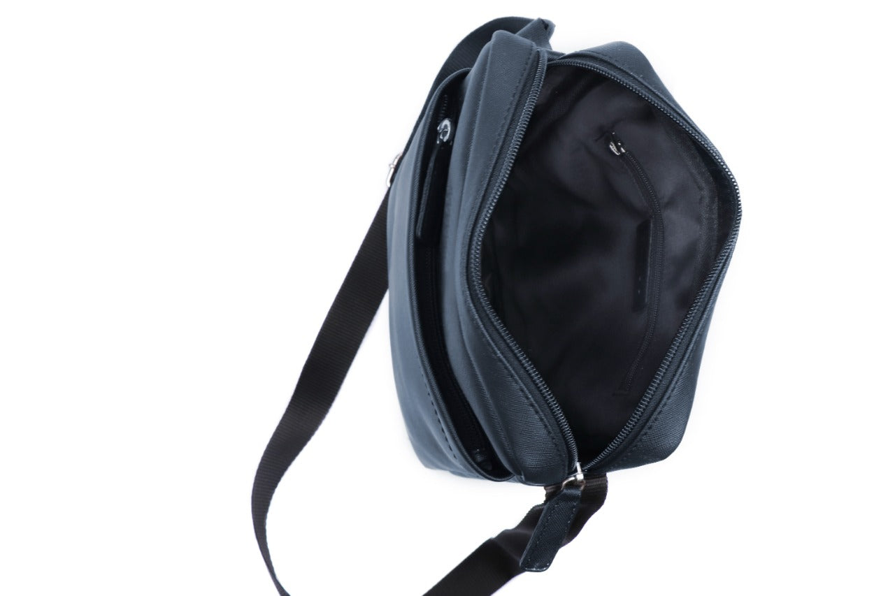 Cross Saffiano Leather Sling Bag
