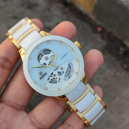 DAR White Gold Chain White Dial Men’s Watch