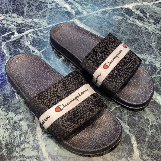Black White Slipper (15109)