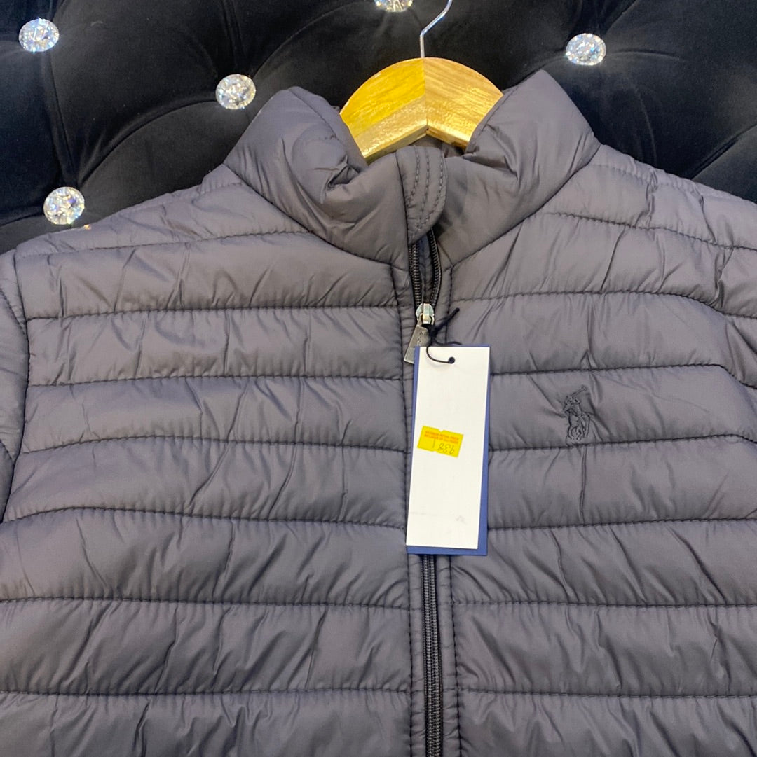 POL LOP Grey Colour Lightweight Imported Quality Puffer Jackets 9381