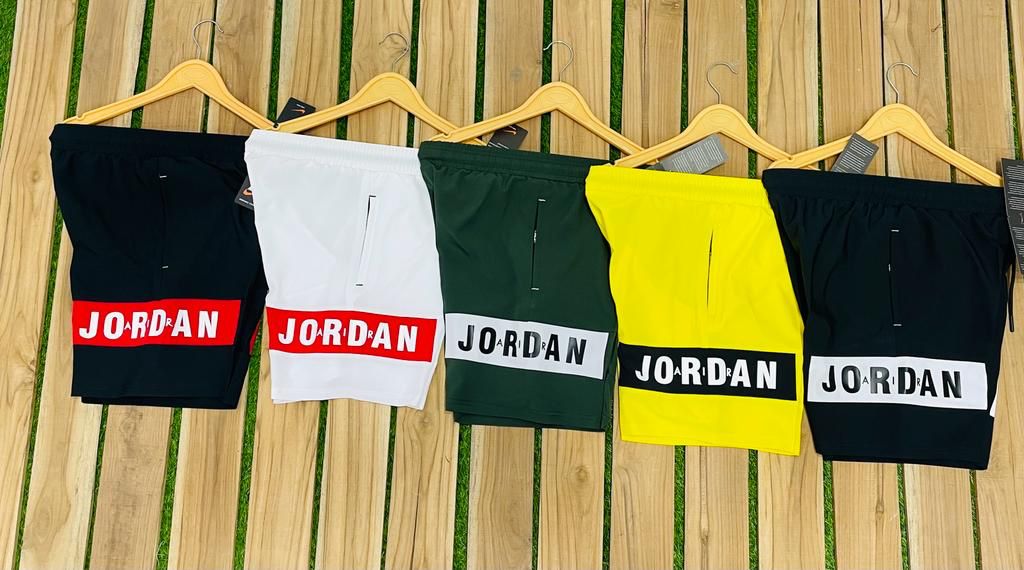 JOR ROJ Black Colour With Yellow Strip Ns Fabric Imported Shorts 108628