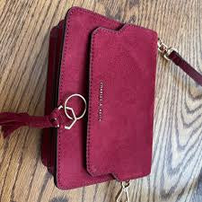 Red Cherry Charles & Keith Ladies Hand Bag