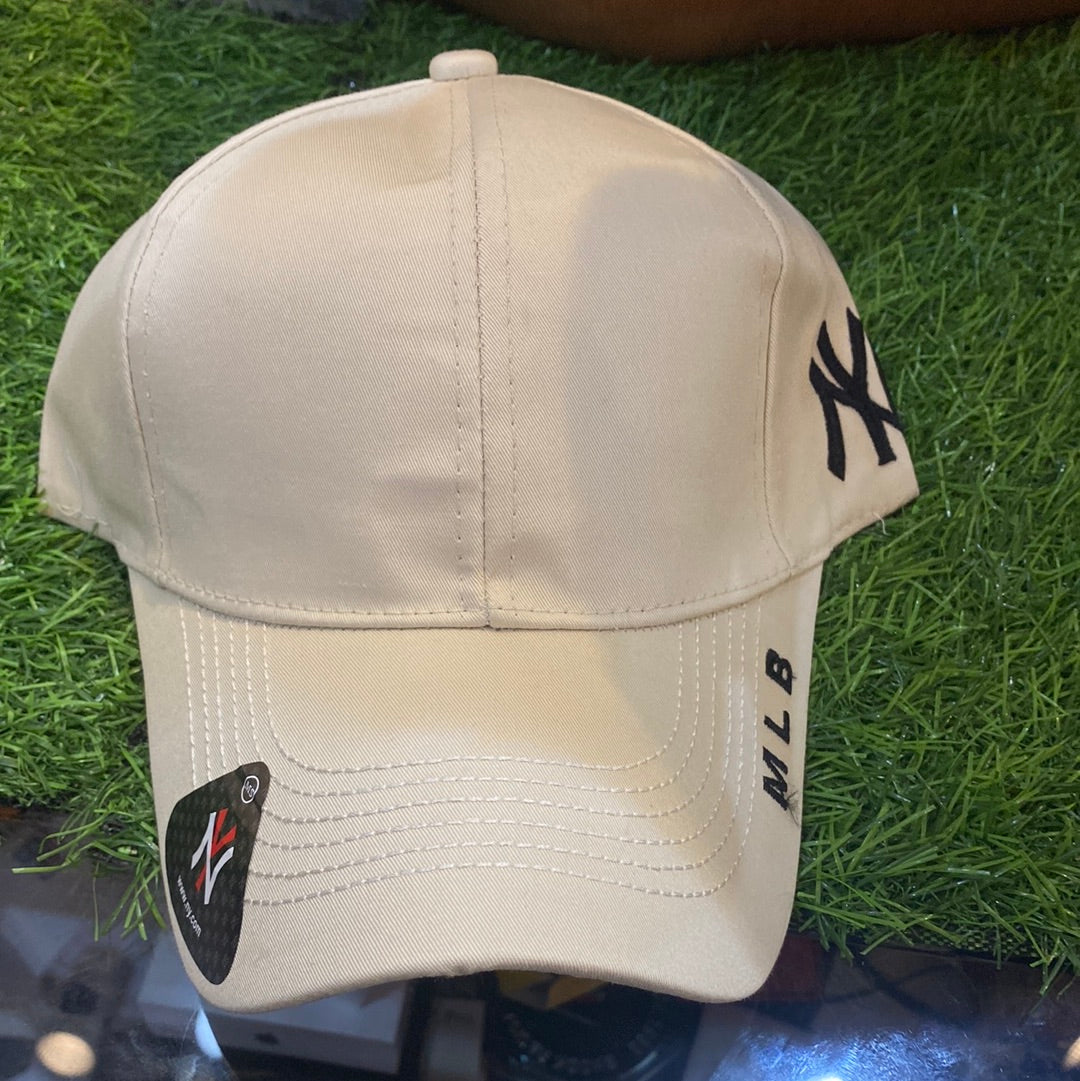 Cream Colour MLB Ny Yn  Cap