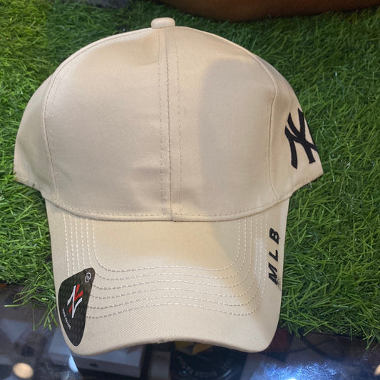 Cream Colour MLB Ny Yn  Cap