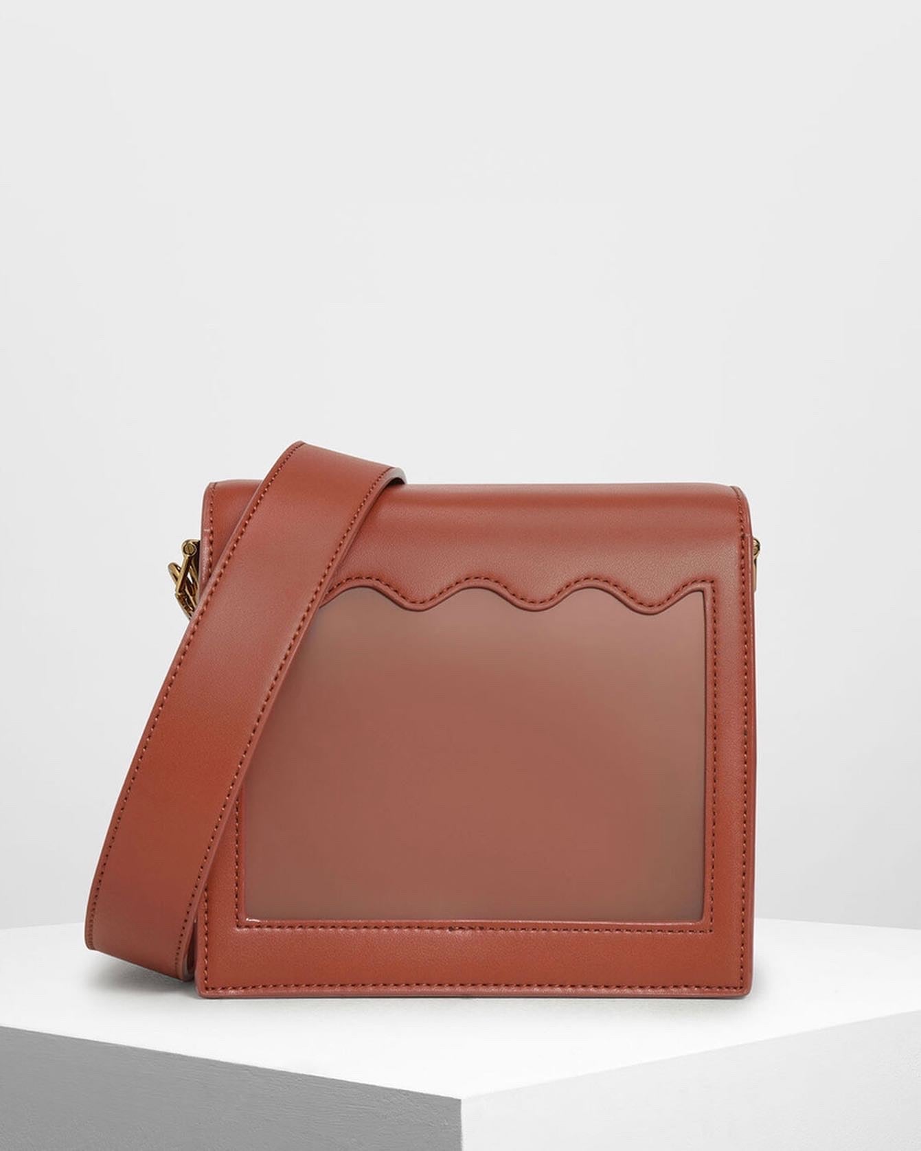 Clay Window Crossbody Bag - CHARLES & KEITH KR Bag