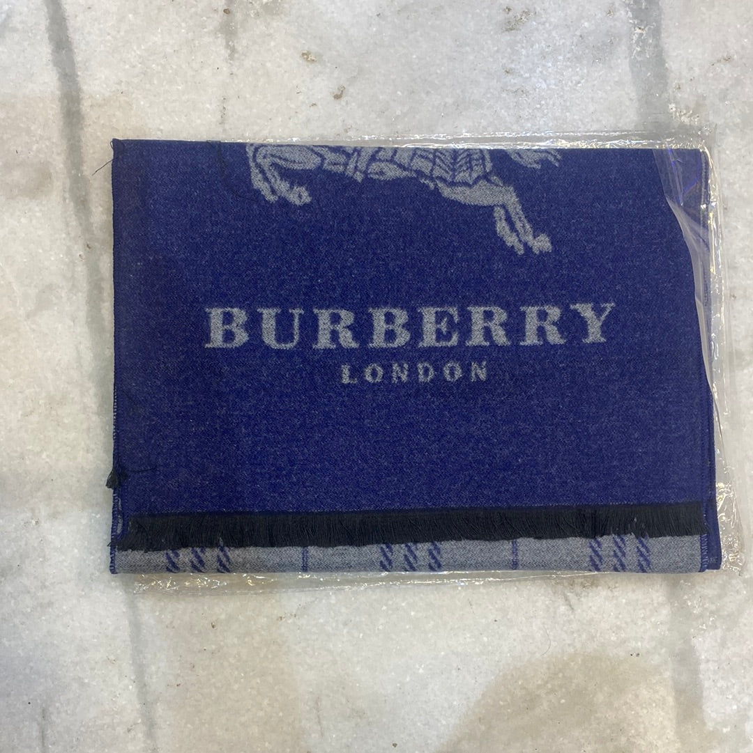 Bur Rub Navy Blue Colour With white Rub Logo Imported Muffler 49052