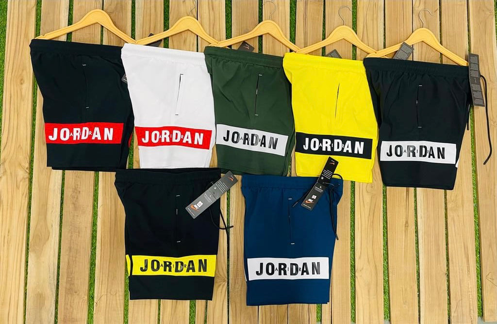 JOR ROJ Black Colour With Yellow Strip Ns Fabric Imported Shorts 108628
