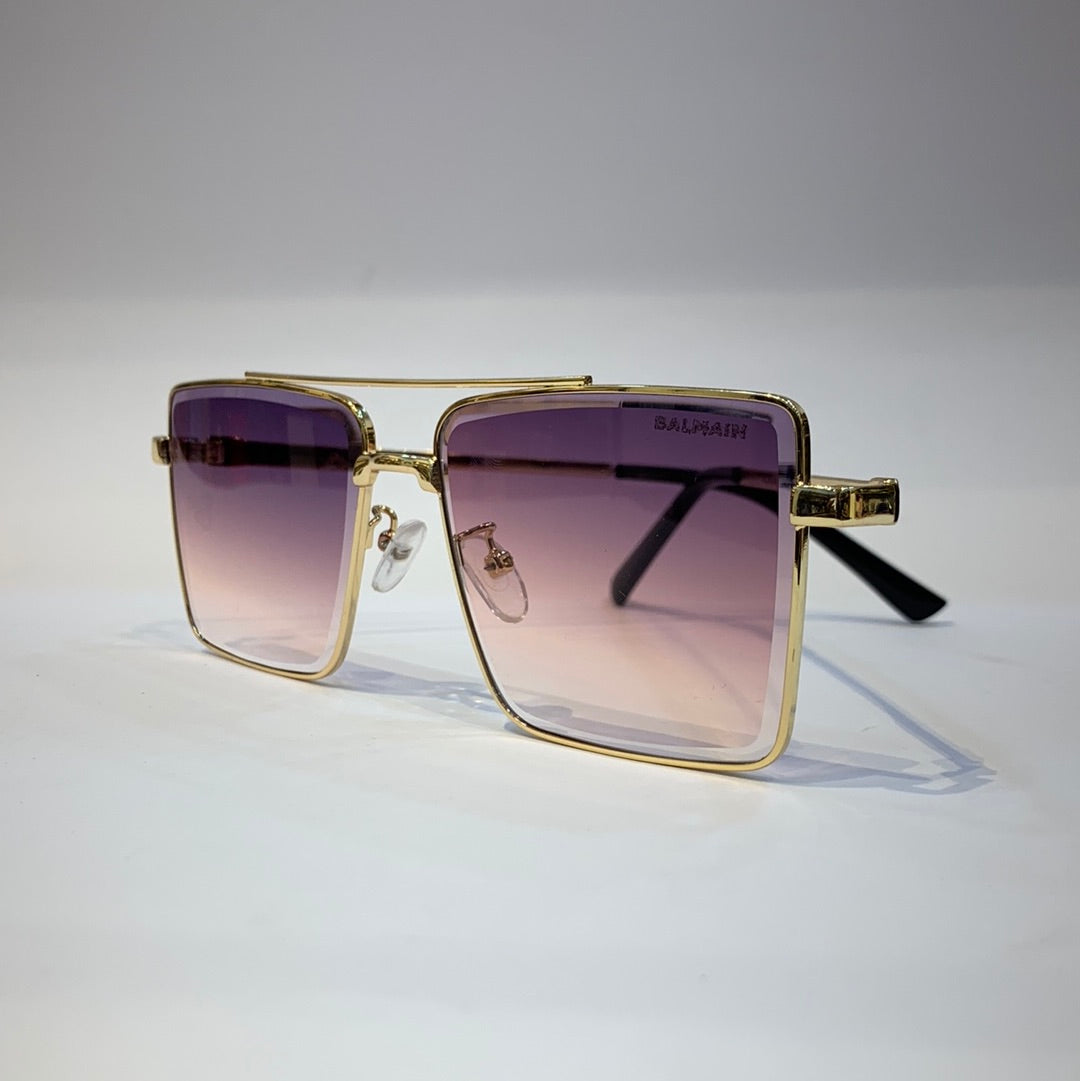 Lab Bal Golden Frame Pink Shade Sunglass B80-67355 16-143