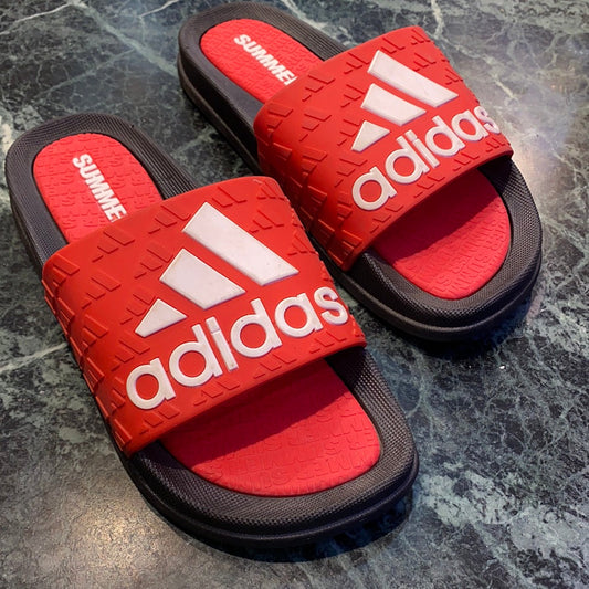 Black Red White Slipper (15139)