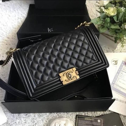 Black Colour Cha Ahc H001 Ladies Side Slig Bag Heavy Quality