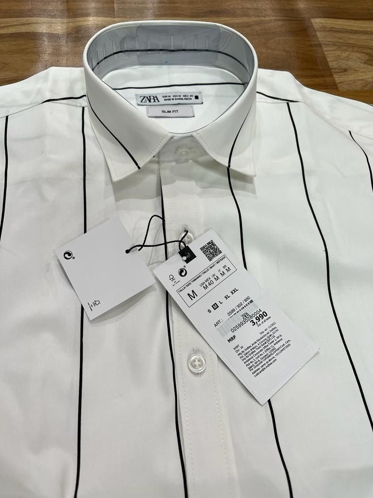 Green Colour Lines ZR Shirts 110088