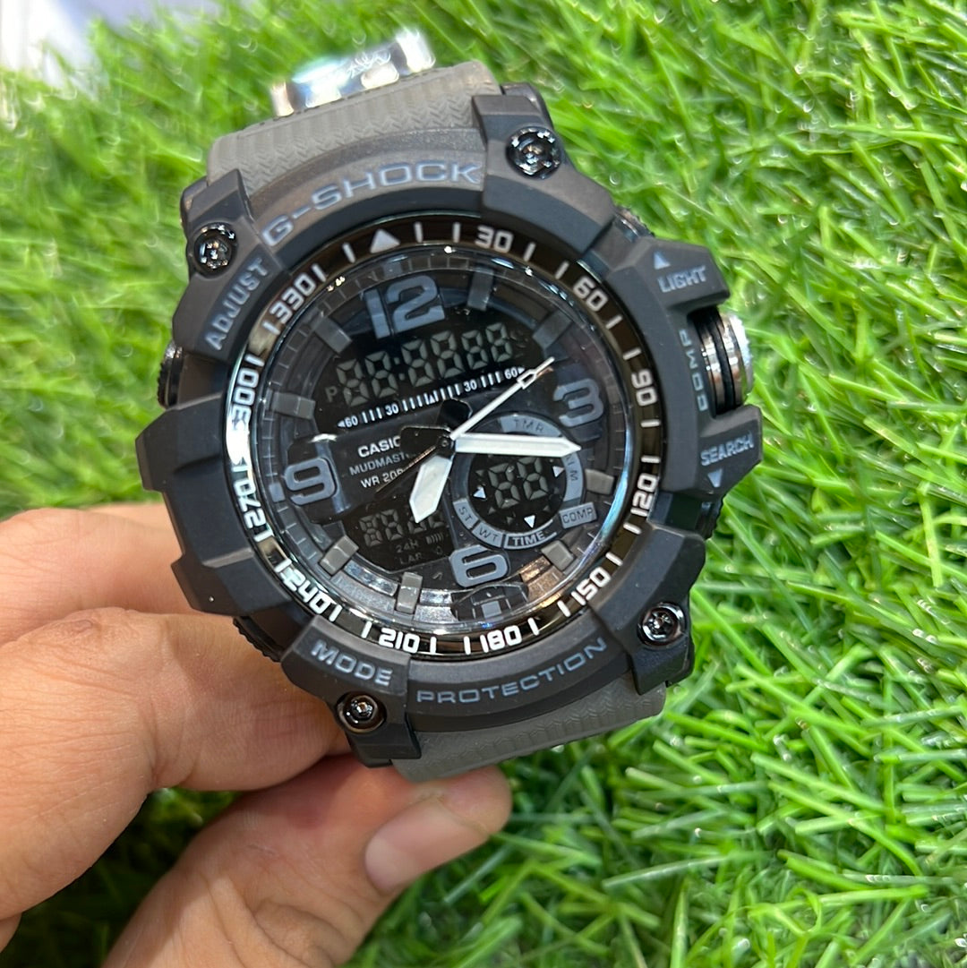 Grey Black Water Resistant Sports Watch with Original Box 500502