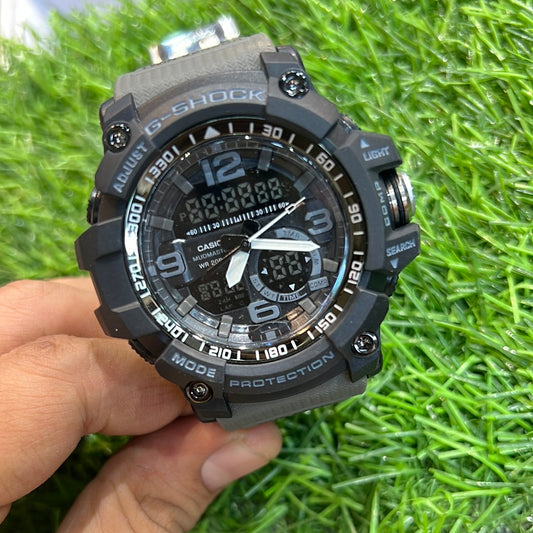 Grey Black Water Resistant Sports Watch with Original Box 500502