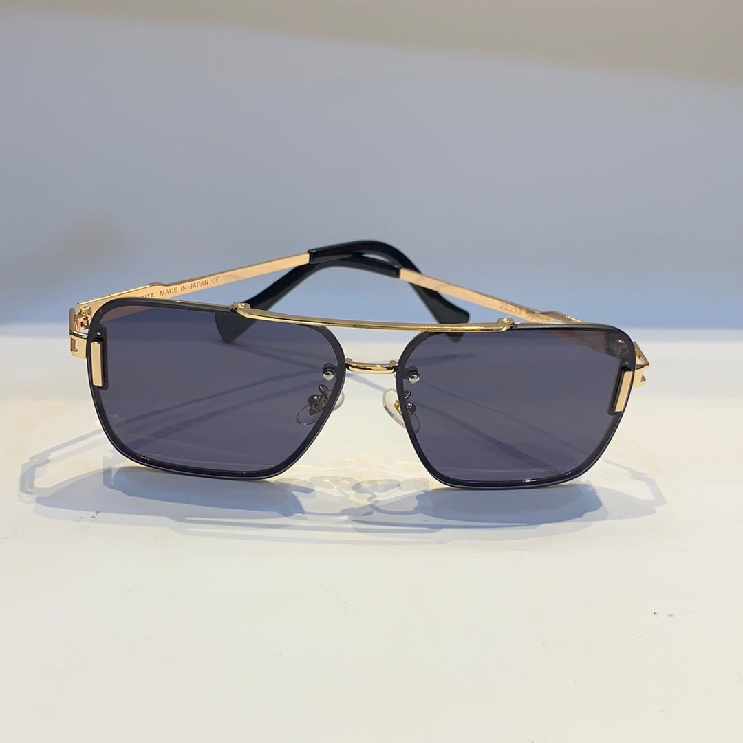 TID Copper Frame Black Shade Unisex Sunglass 22233 59 13 -140