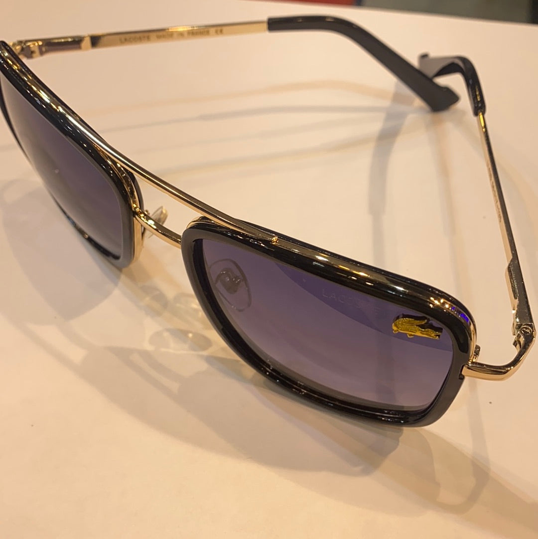 Cal Black Gold Frame Blue Shade L143S 56 17-135  Sunglass
