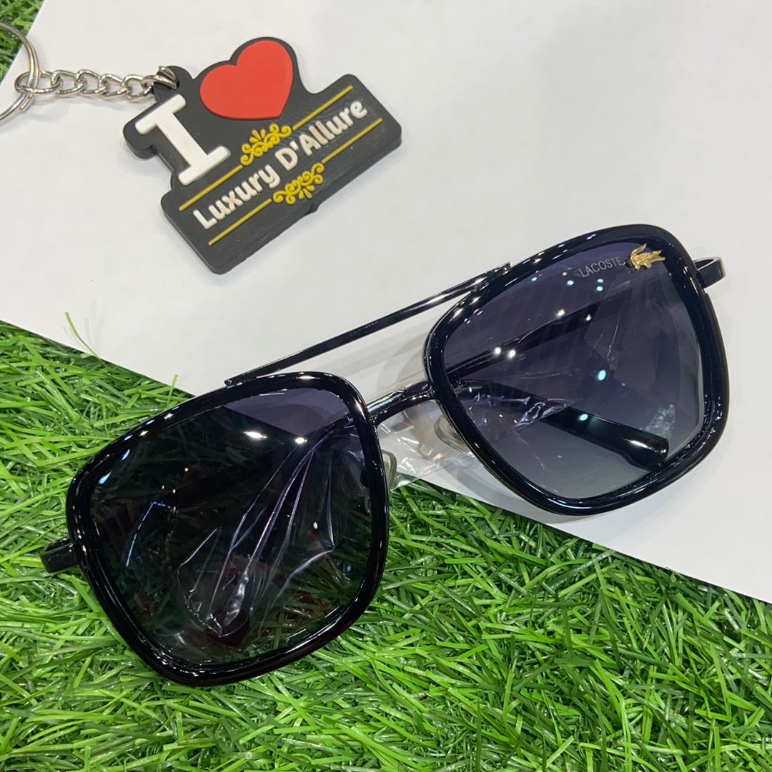 Sunglasses Black Frame Black Shade Model L143S