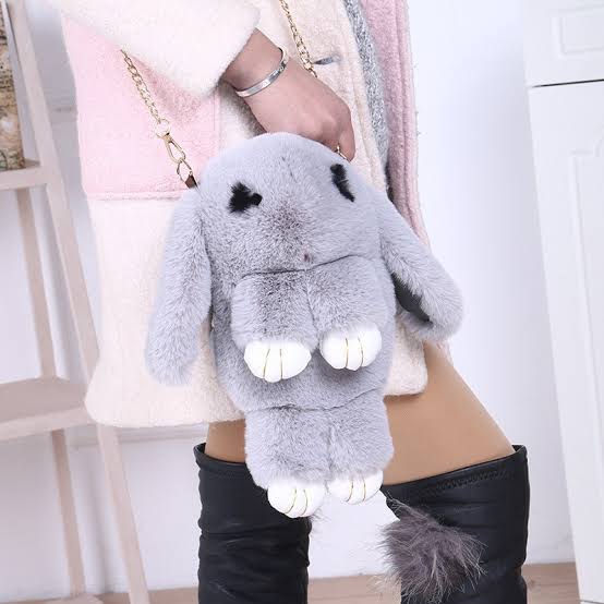 Rabbit Stuff Ladies Girls Sling Bag