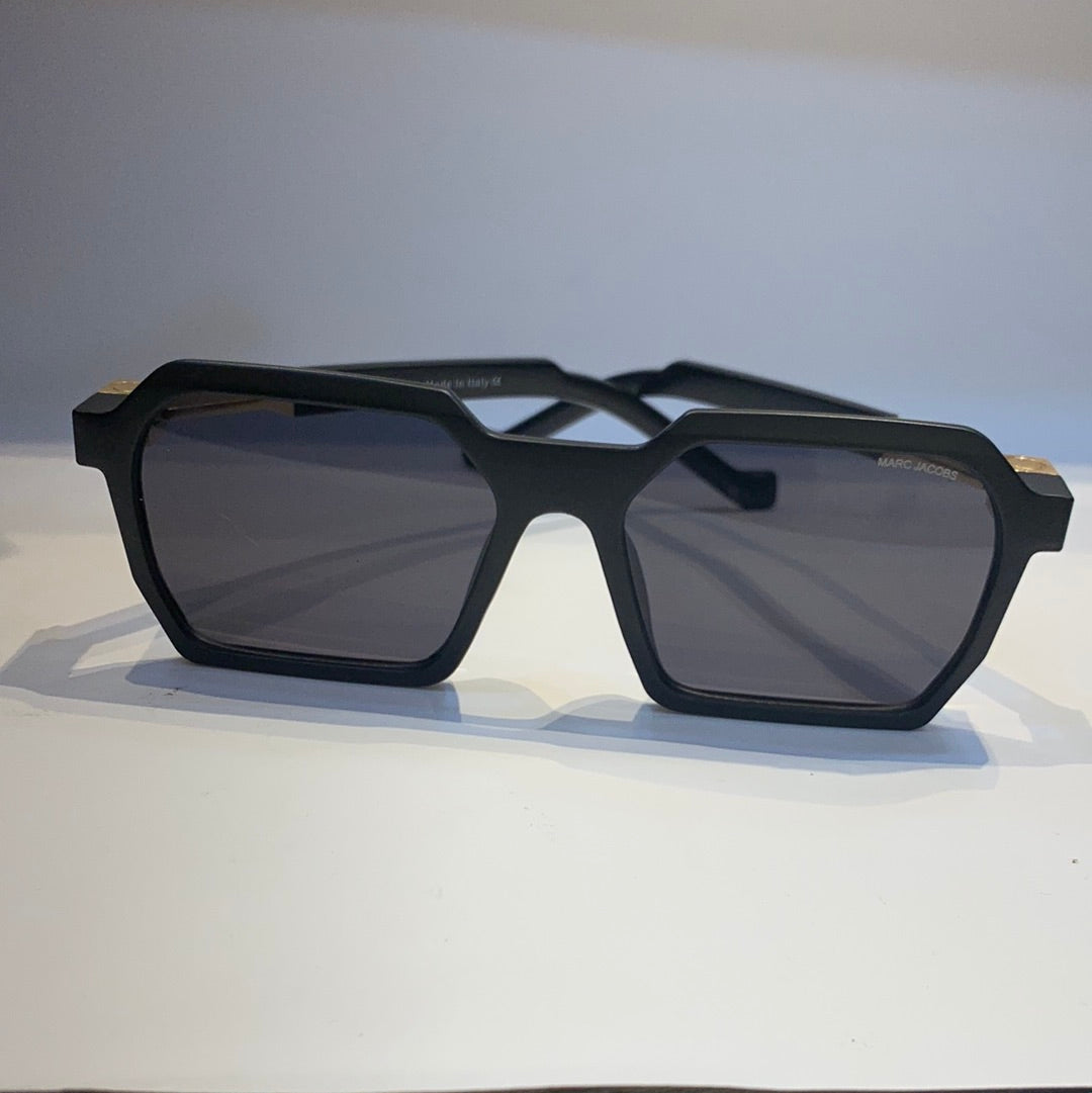 Ram Matt Black Frame Black Shade Unisex Sunglass