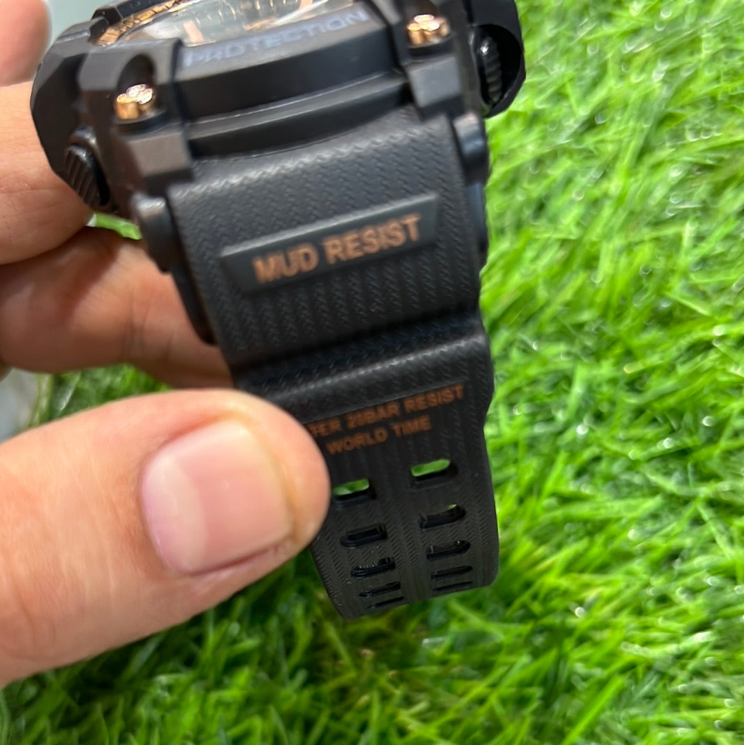 HSG Black Copper Water Resistant Sports Watch with Original Box 500509