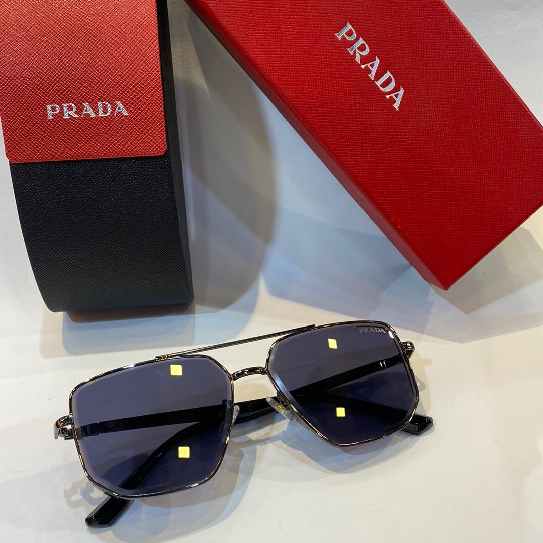 ARP Black Frame Blue Shade Unisex Branded 017A 56 15-143