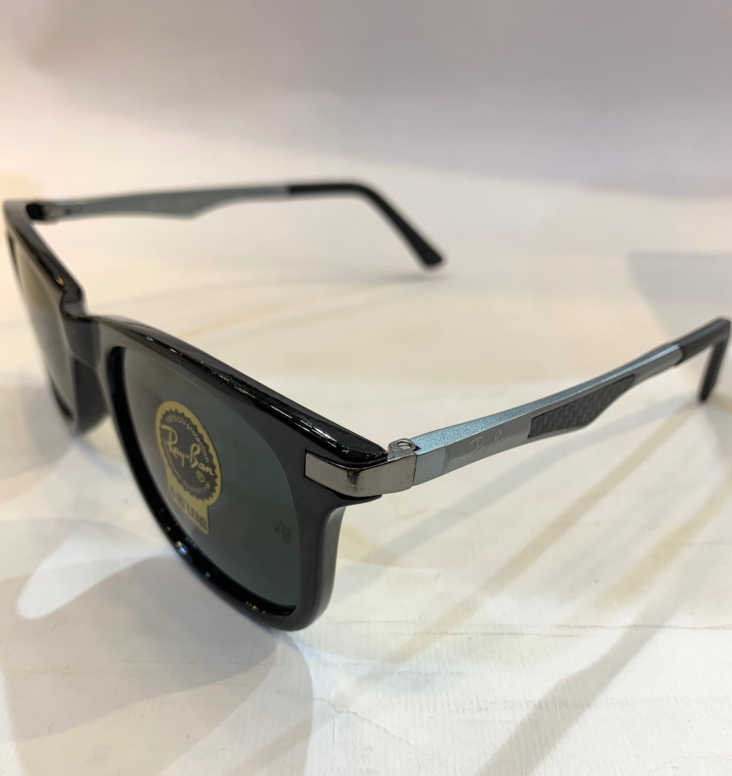 YAR RB Black Frame Black Shade Sunglasses RB4287 52 14-136 2N